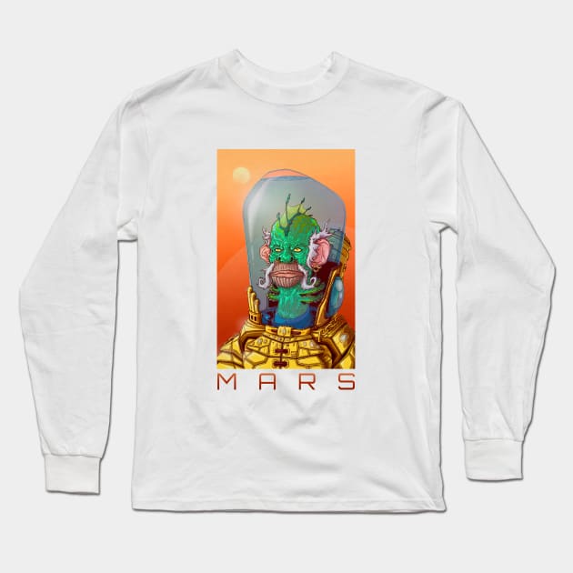 MARS Long Sleeve T-Shirt by jimmycrockett